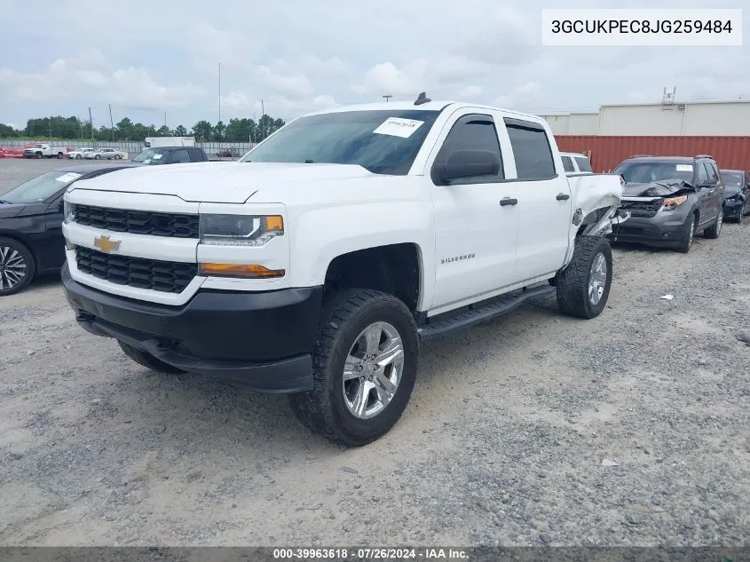 3GCUKPEC8JG259484 2018 Chevrolet Silverado 1500 Custom