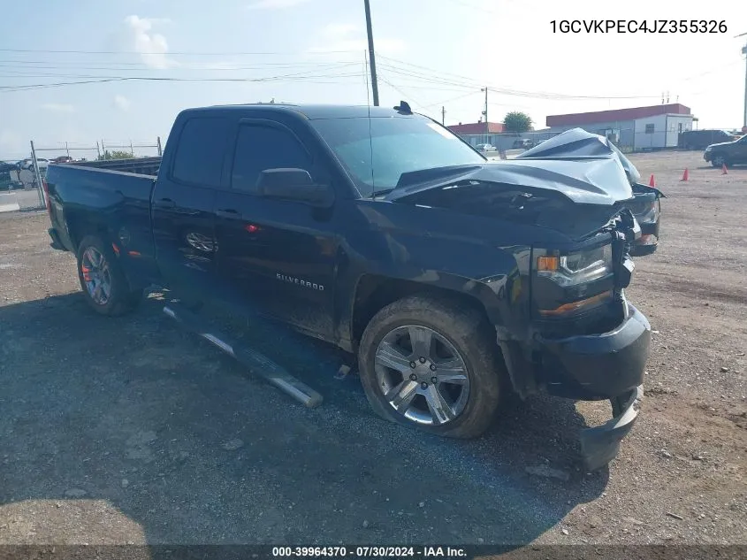 1GCVKPEC4JZ355326 2018 Chevrolet Silverado 1500 Custom