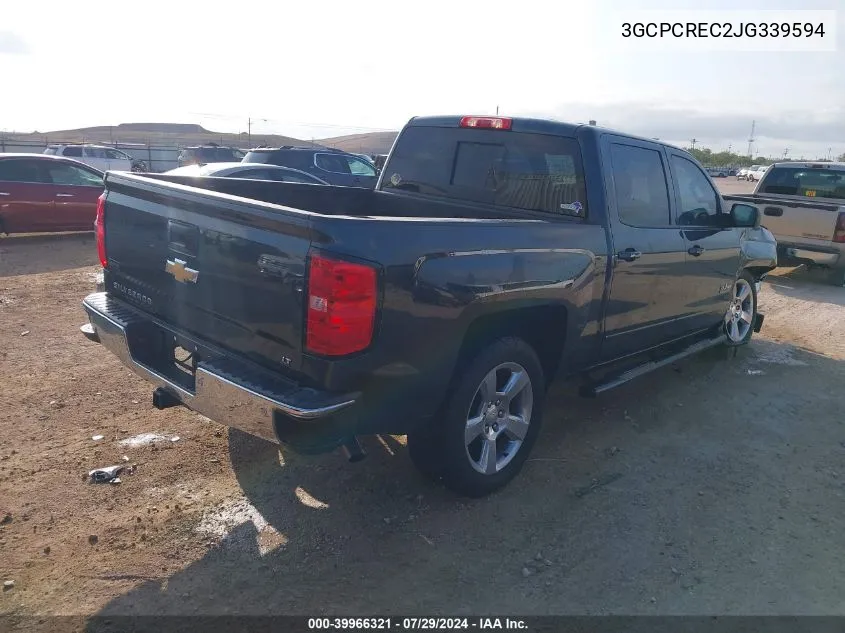 3GCPCREC2JG339594 2018 Chevrolet Silverado 1500 1Lt