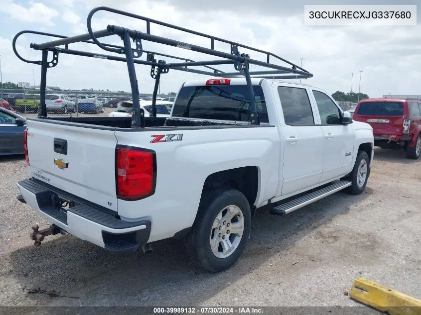 3GCUKRECXJG337680 2018 Chevrolet Silverado 1500 2Lt