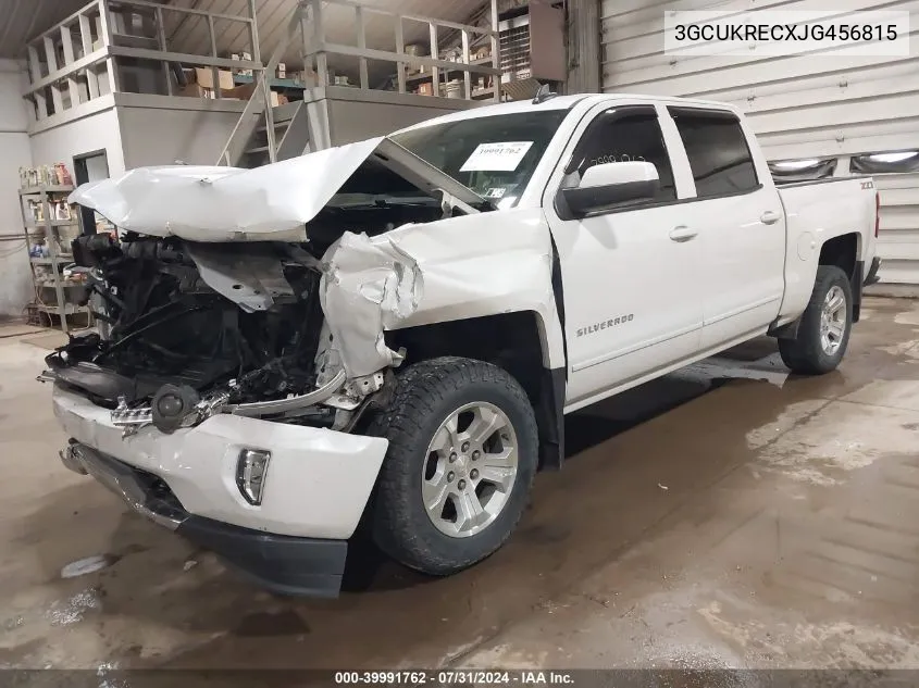 3GCUKRECXJG456815 2018 Chevrolet Silverado 1500 2Lt