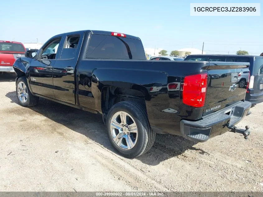 1GCRCPEC3JZ283906 2018 Chevrolet Silverado 1500 Custom