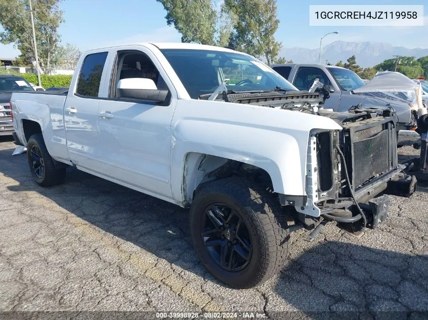 1GCRCREH4JZ119958 2018 Chevrolet Silverado 1500 Lt