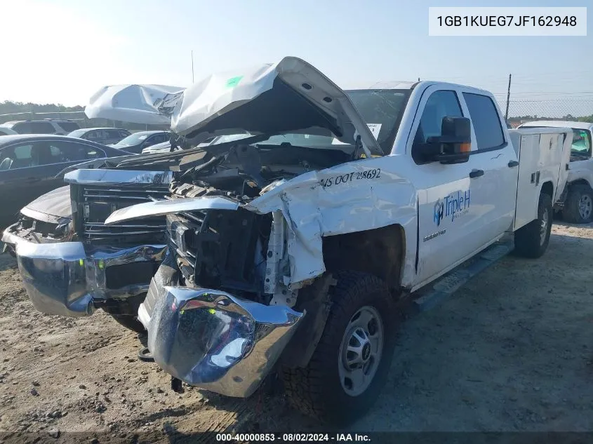 2018 Chevrolet Silverado K2500 Heavy Duty VIN: 1GB1KUEG7JF162948 Lot: 40000853