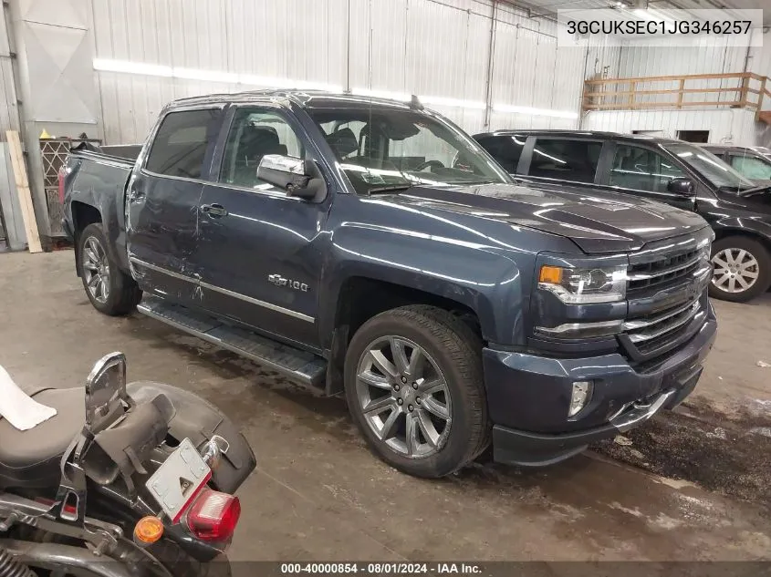 3GCUKSEC1JG346257 2018 Chevrolet Silverado 1500 K1500 Ltz