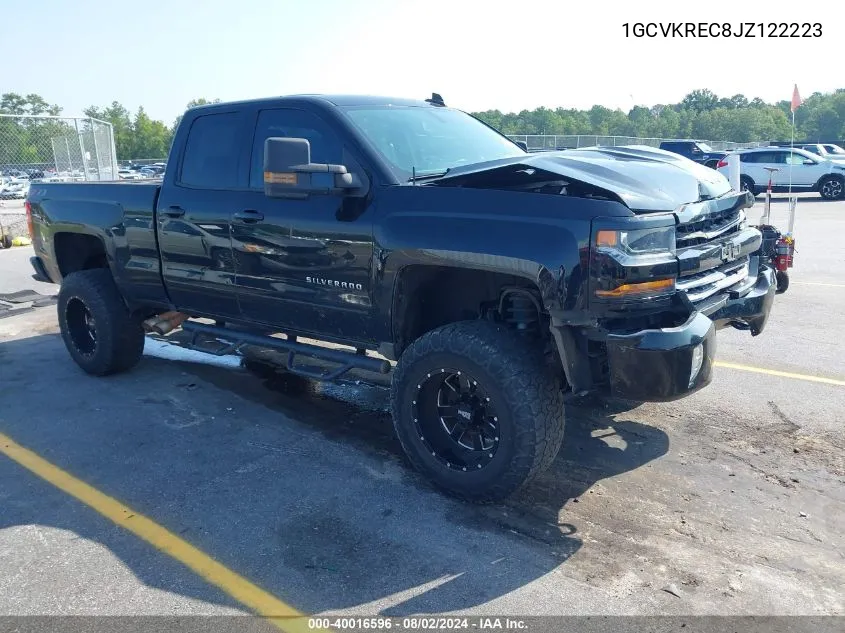 2018 Chevrolet Silverado 1500 2Lt VIN: 1GCVKREC8JZ122223 Lot: 40016596