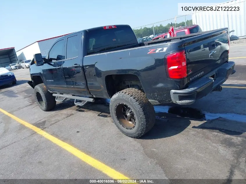 2018 Chevrolet Silverado 1500 2Lt VIN: 1GCVKREC8JZ122223 Lot: 40016596