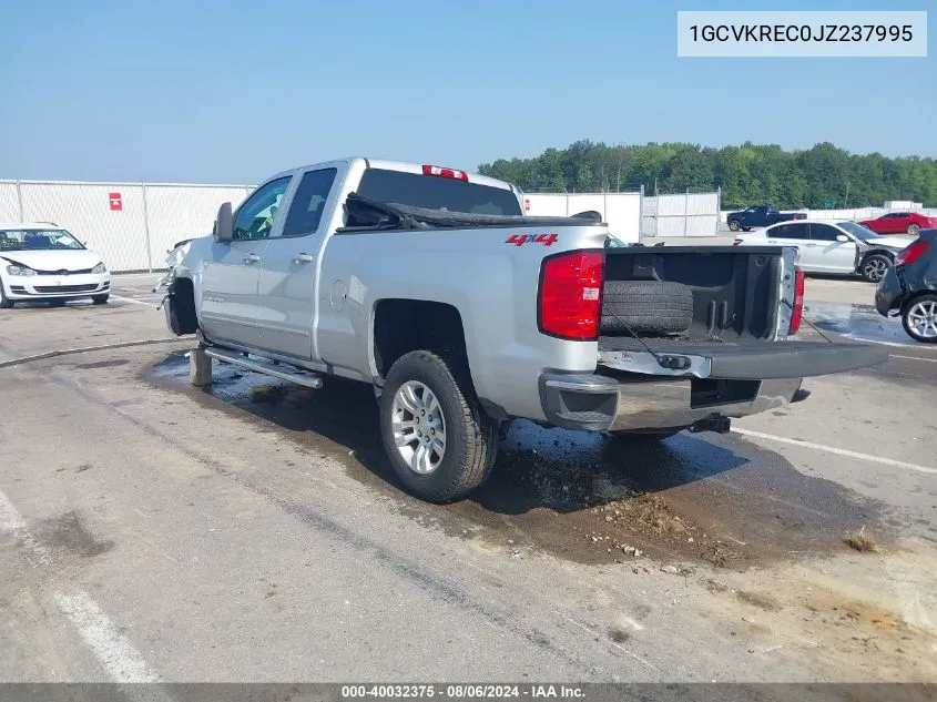 2018 Chevrolet Silverado 1500 1Lt VIN: 1GCVKREC0JZ237995 Lot: 40032375