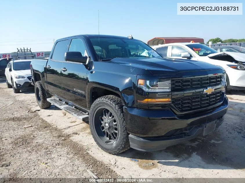 3GCPCPEC2JG188731 2018 Chevrolet Silverado 1500 Custom