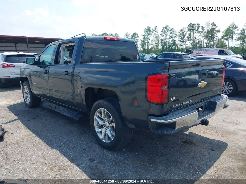 3GCUCRER2JG107813 2018 Chevrolet Silverado 1500 Lt