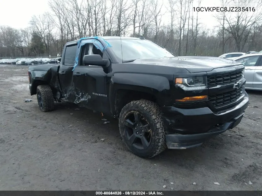 2018 Chevrolet Silverado 1500 Custom VIN: 1GCVKPEC8JZ235416 Lot: 40044026