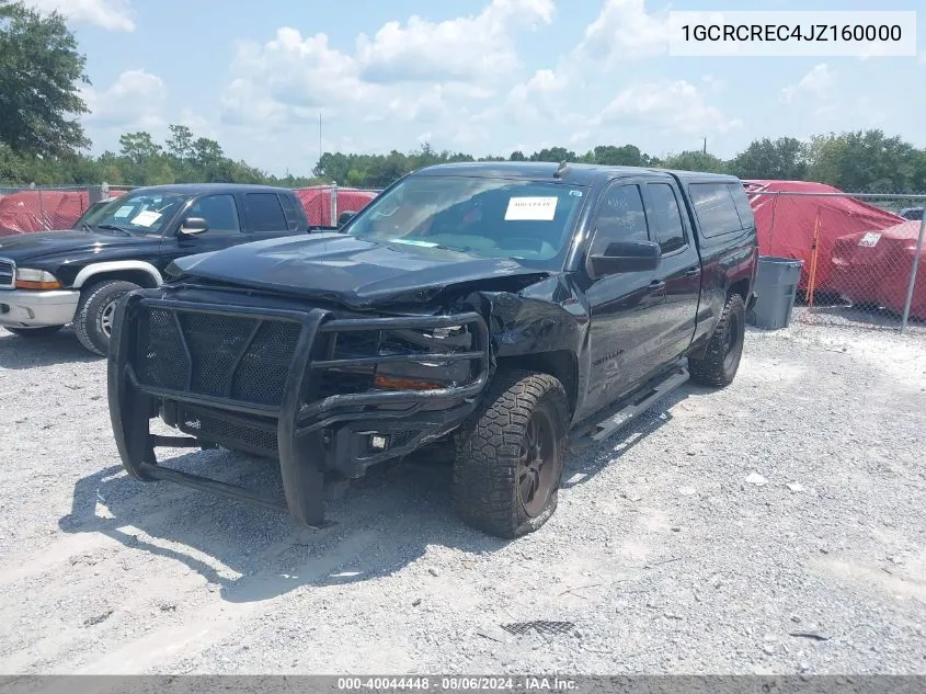 2018 Chevrolet Silverado 1500 Lt VIN: 1GCRCREC4JZ160000 Lot: 40044448