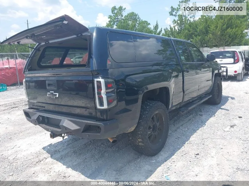 2018 Chevrolet Silverado 1500 Lt VIN: 1GCRCREC4JZ160000 Lot: 40044448