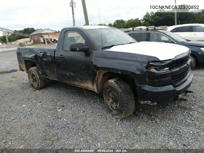 2018 Chevrolet Silverado 1500 Wt VIN: 1GCNKNEC6JZ370852 Lot: 40044497