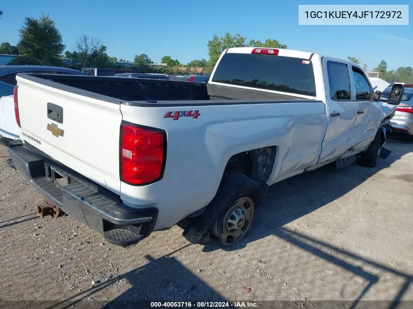 2018 Chevrolet Silverado 2500Hd Wt VIN: 1GC1KUEY4JF172972 Lot: 40053716