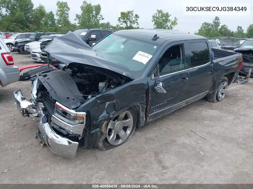 2018 Chevrolet Silverado K1500 Ltz VIN: 3GCUKSEC9JG384349 Lot: 40055438