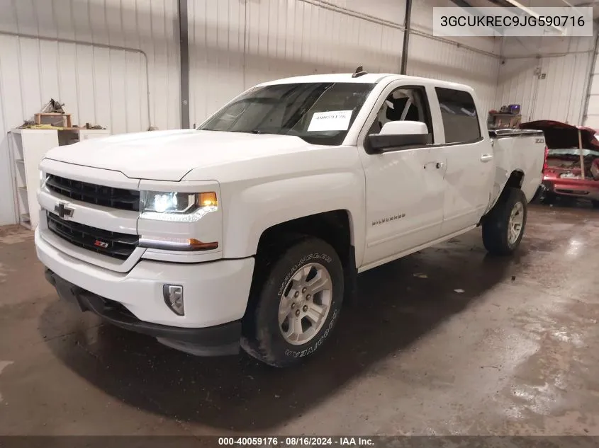 3GCUKREC9JG590716 2018 Chevrolet Silverado 1500 2Lt