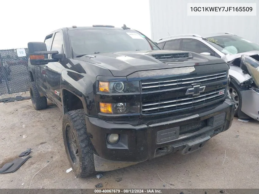 2018 Chevrolet Silverado 2500Hd Ltz VIN: 1GC1KWEY7JF165509 Lot: 40067679