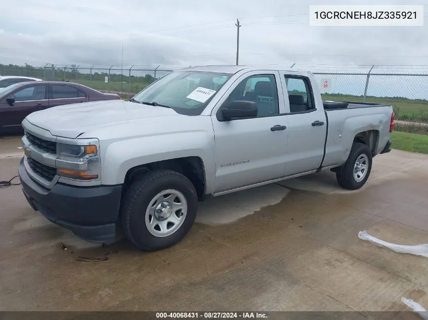 2018 Chevrolet Silverado 1500 Wt VIN: 1GCRCNEH8JZ335921 Lot: 40068431