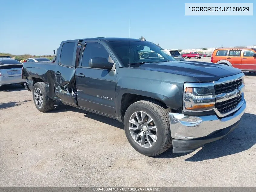 2018 Chevrolet Silverado 1500 Lt VIN: 1GCRCREC4JZ168629 Lot: 40094701