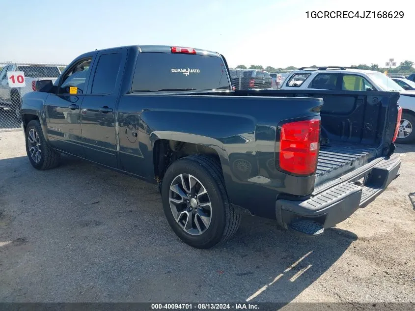 1GCRCREC4JZ168629 2018 Chevrolet Silverado 1500 Lt