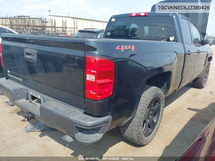 2018 Chevrolet Silverado 1500 Wt VIN: 1GCVKNEC6JZ380426 Lot: 40109192