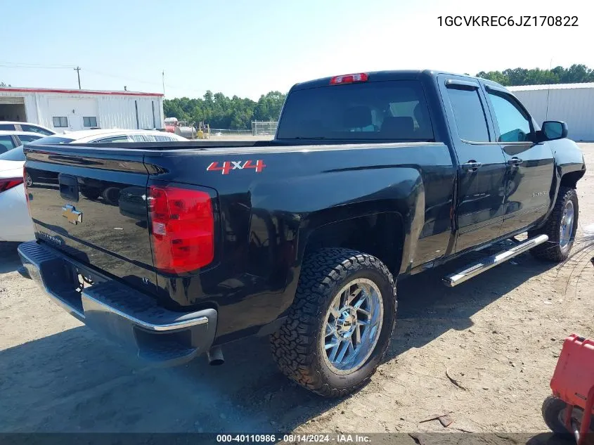 1GCVKREC6JZ170822 2018 Chevrolet Silverado 1500 1Lt