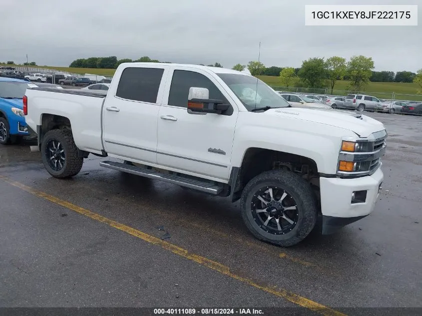 2018 Chevrolet Silverado 2500Hd High Country VIN: 1GC1KXEY8JF222175 Lot: 40111089