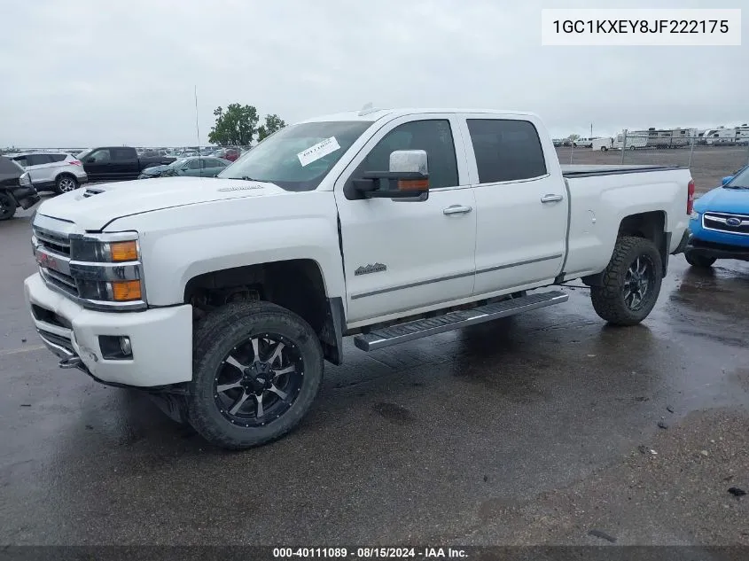 2018 Chevrolet Silverado 2500Hd High Country VIN: 1GC1KXEY8JF222175 Lot: 40111089