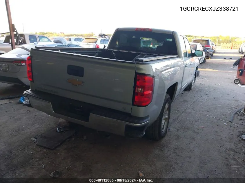 1GCRCRECXJZ338721 2018 Chevrolet Silverado 1500 Lt