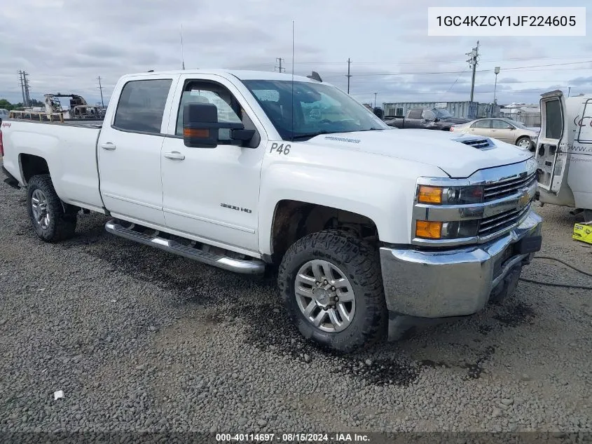 1GC4KZCY1JF224605 2018 Chevrolet Silverado 3500Hd Lt