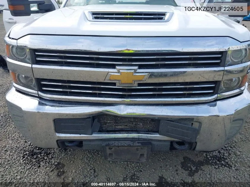 1GC4KZCY1JF224605 2018 Chevrolet Silverado 3500Hd Lt