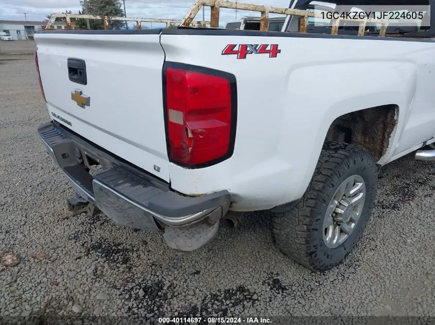 1GC4KZCY1JF224605 2018 Chevrolet Silverado 3500Hd Lt