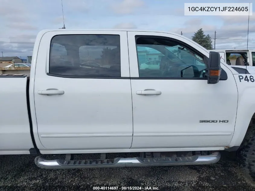 1GC4KZCY1JF224605 2018 Chevrolet Silverado 3500Hd Lt