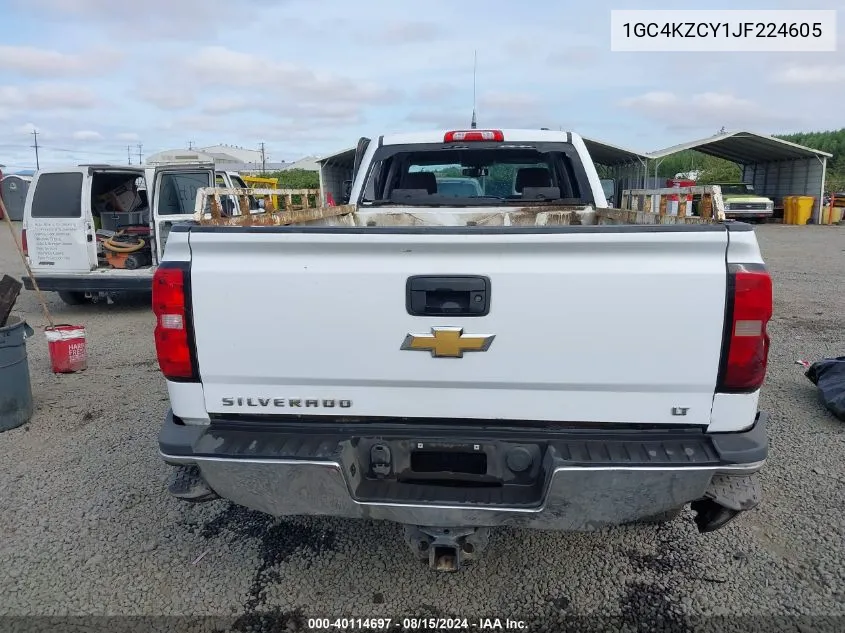 1GC4KZCY1JF224605 2018 Chevrolet Silverado 3500Hd Lt