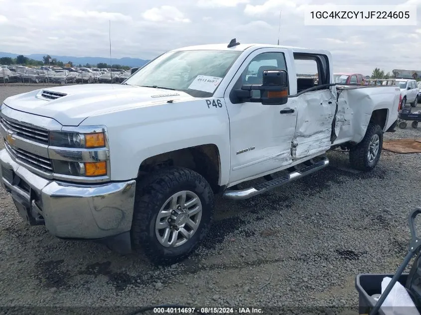 1GC4KZCY1JF224605 2018 Chevrolet Silverado 3500Hd Lt