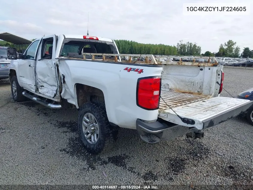 2018 Chevrolet Silverado 3500Hd Lt VIN: 1GC4KZCY1JF224605 Lot: 40114697