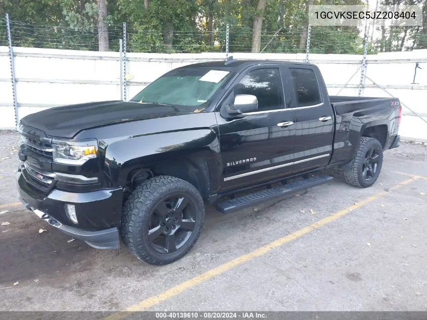 2018 Chevrolet Silverado 1500 K1500 Ltz VIN: 1GCVKSEC5JZ208404 Lot: 40139610