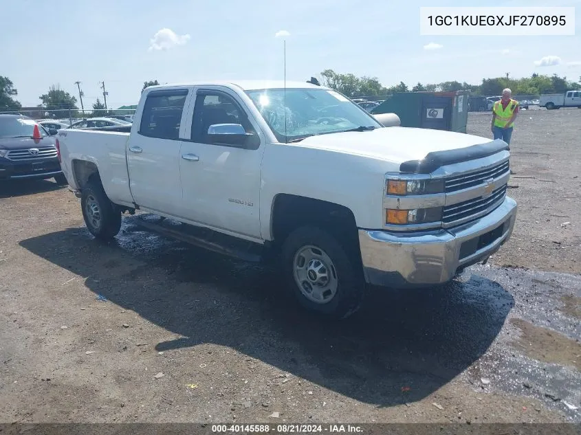 2018 Chevrolet Silverado 2500Hd Wt VIN: 1GC1KUEGXJF270895 Lot: 40145588