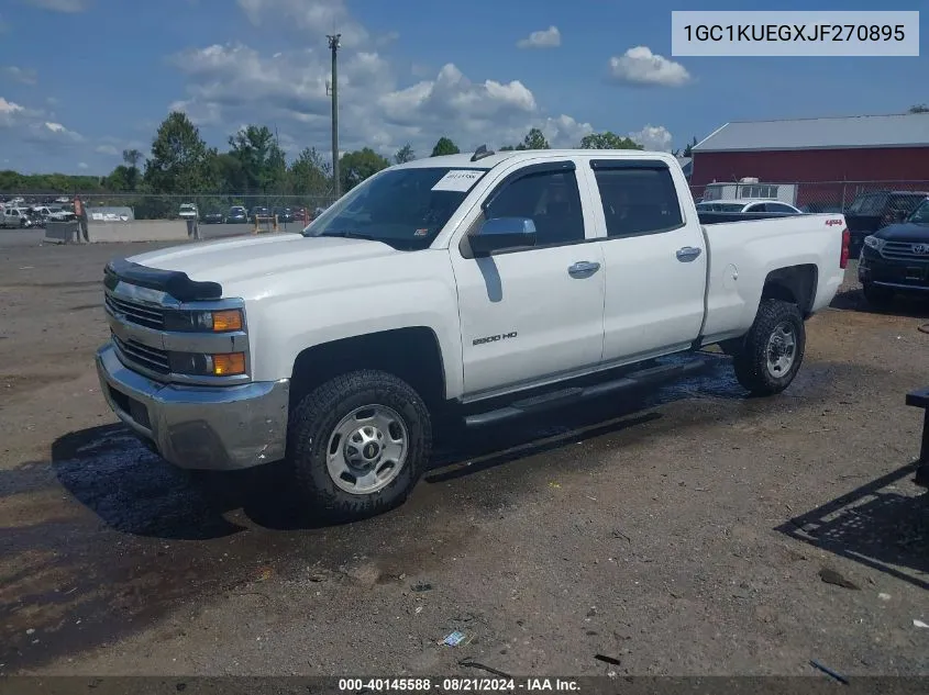 2018 Chevrolet Silverado 2500Hd Wt VIN: 1GC1KUEGXJF270895 Lot: 40145588