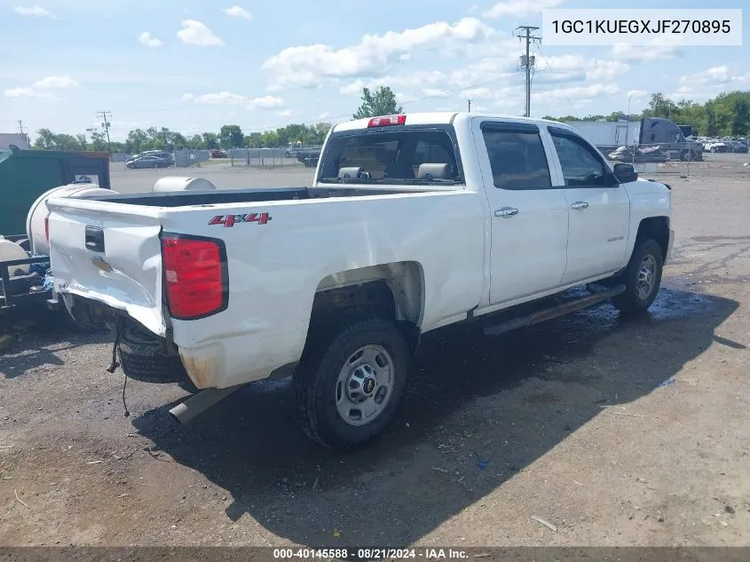 2018 Chevrolet Silverado 2500Hd Wt VIN: 1GC1KUEGXJF270895 Lot: 40145588