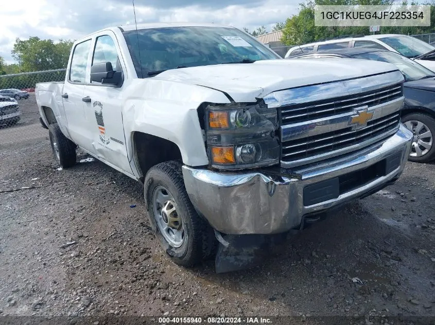 2018 Chevrolet Silverado 2500Hd Wt VIN: 1GC1KUEG4JF225354 Lot: 40155940