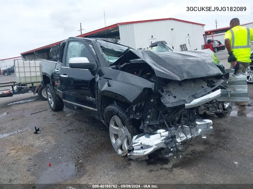 2018 Chevrolet Silverado 1500 Ltz VIN: 3GCUKSEJ9JG182089 Lot: 40165762