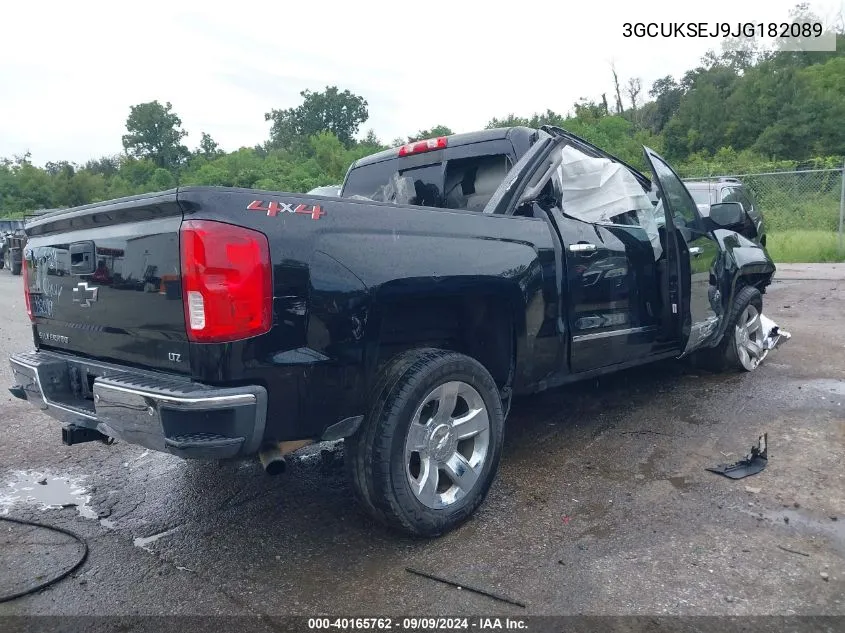 2018 Chevrolet Silverado 1500 Ltz VIN: 3GCUKSEJ9JG182089 Lot: 40165762