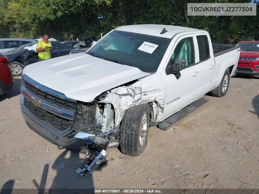 2018 Chevrolet Silverado 1500 1Lt VIN: 1GCVKREC1JZ277504 Lot: 40170601