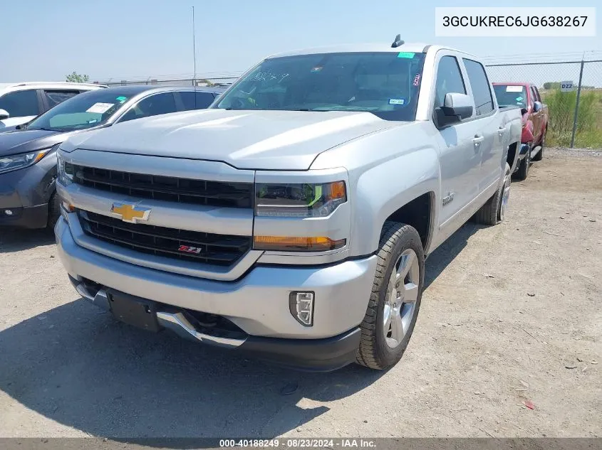 3GCUKREC6JG638267 2018 Chevrolet Silverado 1500 2Lt