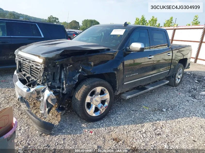 2018 Chevrolet Silverado 1500 Ltz VIN: 3GCUKSEC4JG304939 Lot: 40194977