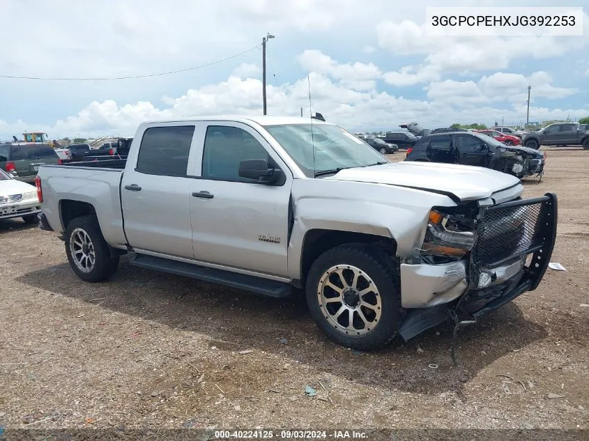 2018 Chevrolet Silverado 1500 Custom VIN: 3GCPCPEHXJG392253 Lot: 40224125