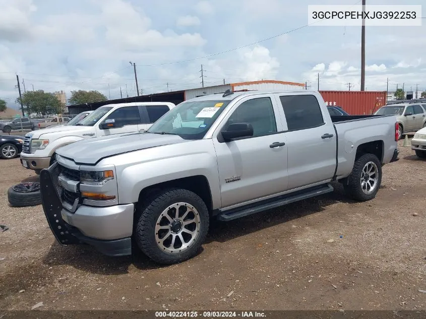 2018 Chevrolet Silverado 1500 Custom VIN: 3GCPCPEHXJG392253 Lot: 40224125