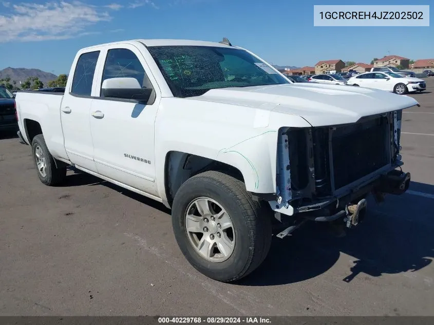 2018 Chevrolet Silverado 1500 Lt VIN: 1GCRCREH4JZ202502 Lot: 40229768